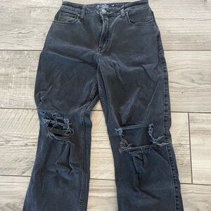 Hollister Black Baggy Jeans US8